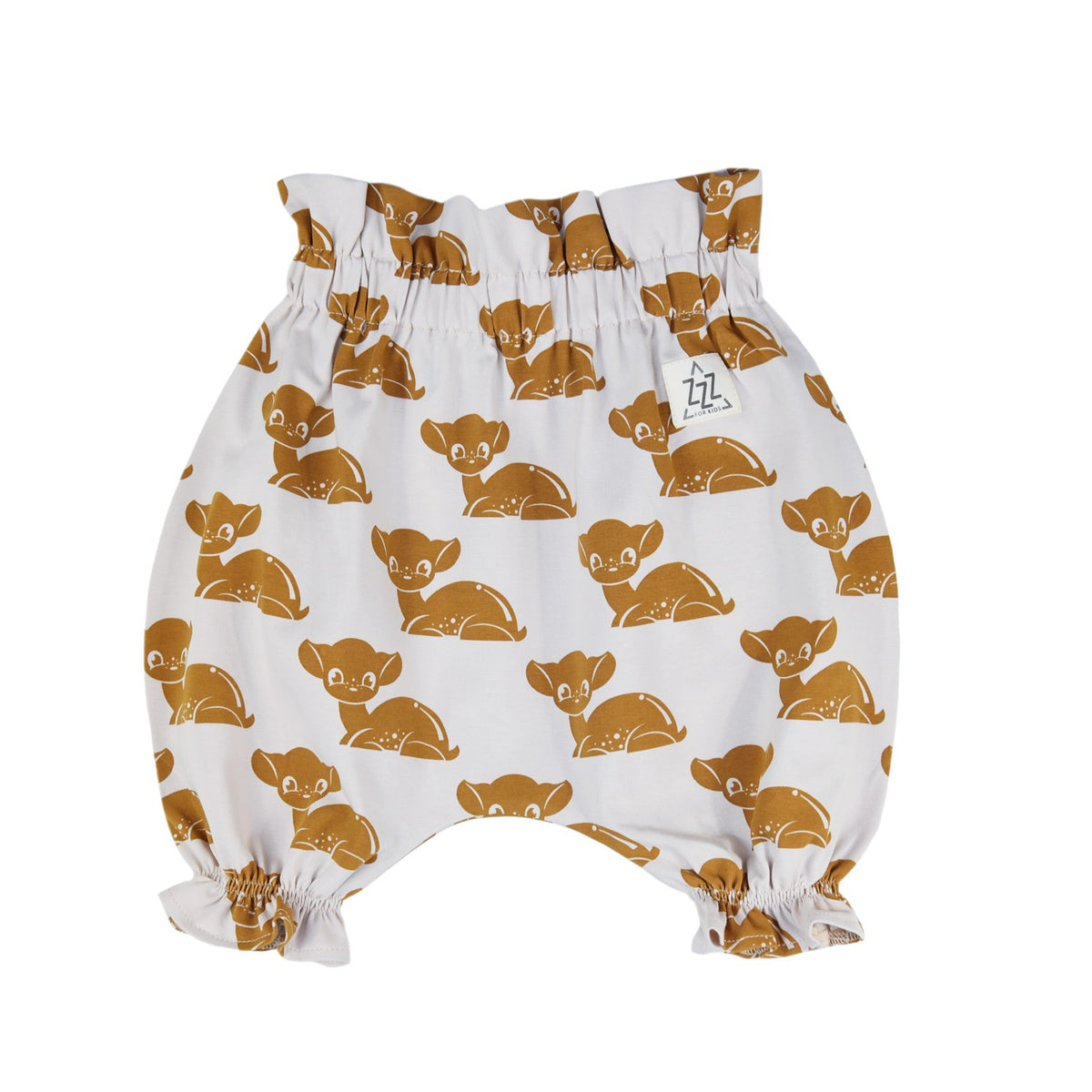 Baby Bloomer Deers aus Baumwolle – Pumphose mit Hirsch-Muster & Rüschen – Produktbild 1