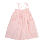 Musselin-Kinderkleid Milka – Luftiges Sommerkleid aus Baumwolle mit Taschen – Produktbild 1