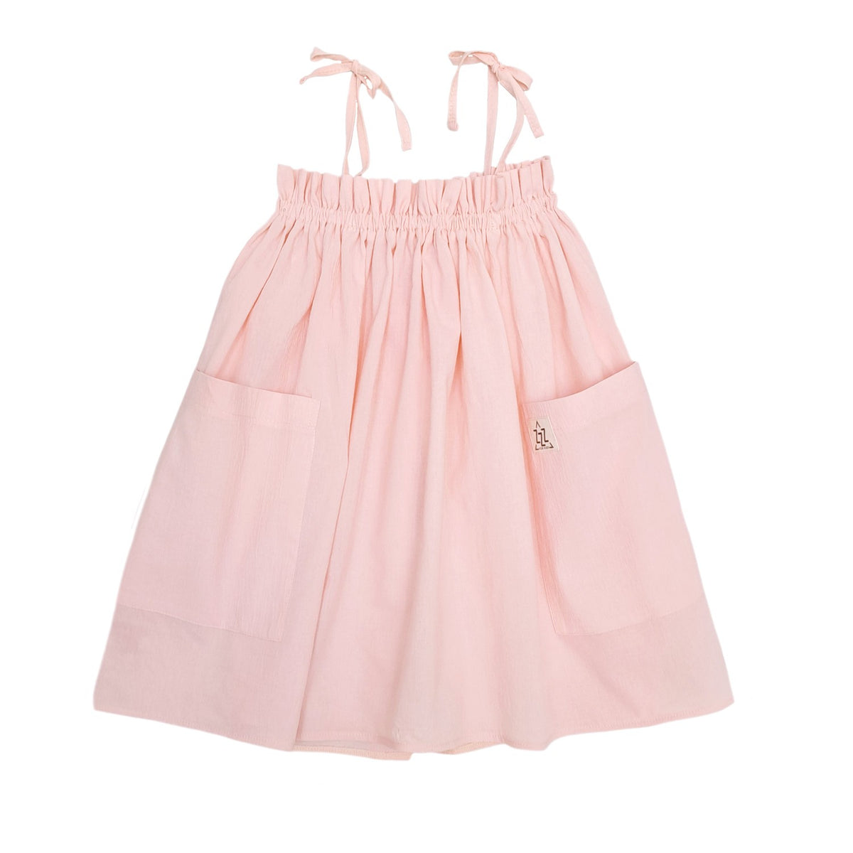Musselin-Kinderkleid Milka – Luftiges Sommerkleid aus Baumwolle mit Taschen – Produktbild 1