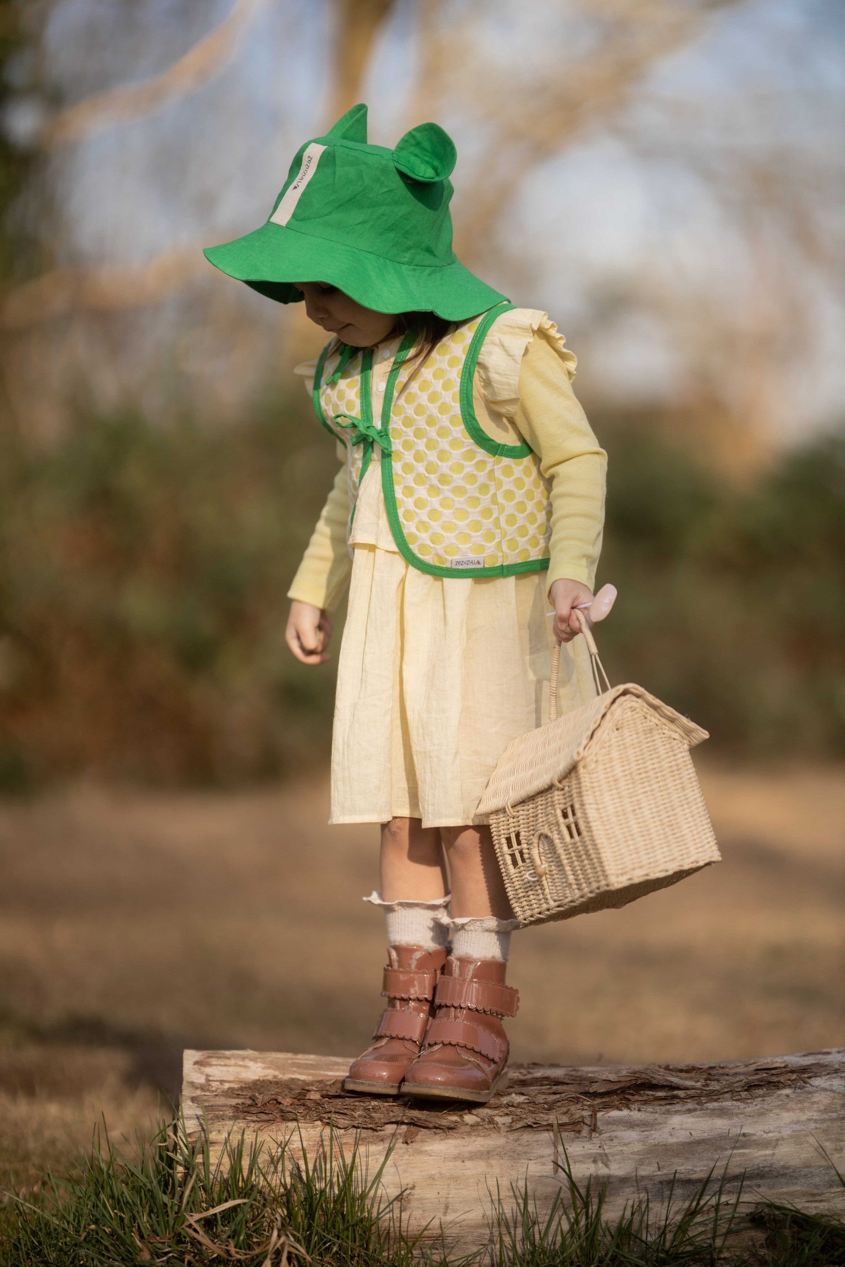 Kinderkleid Sisi – Gelb – Produktbild 2