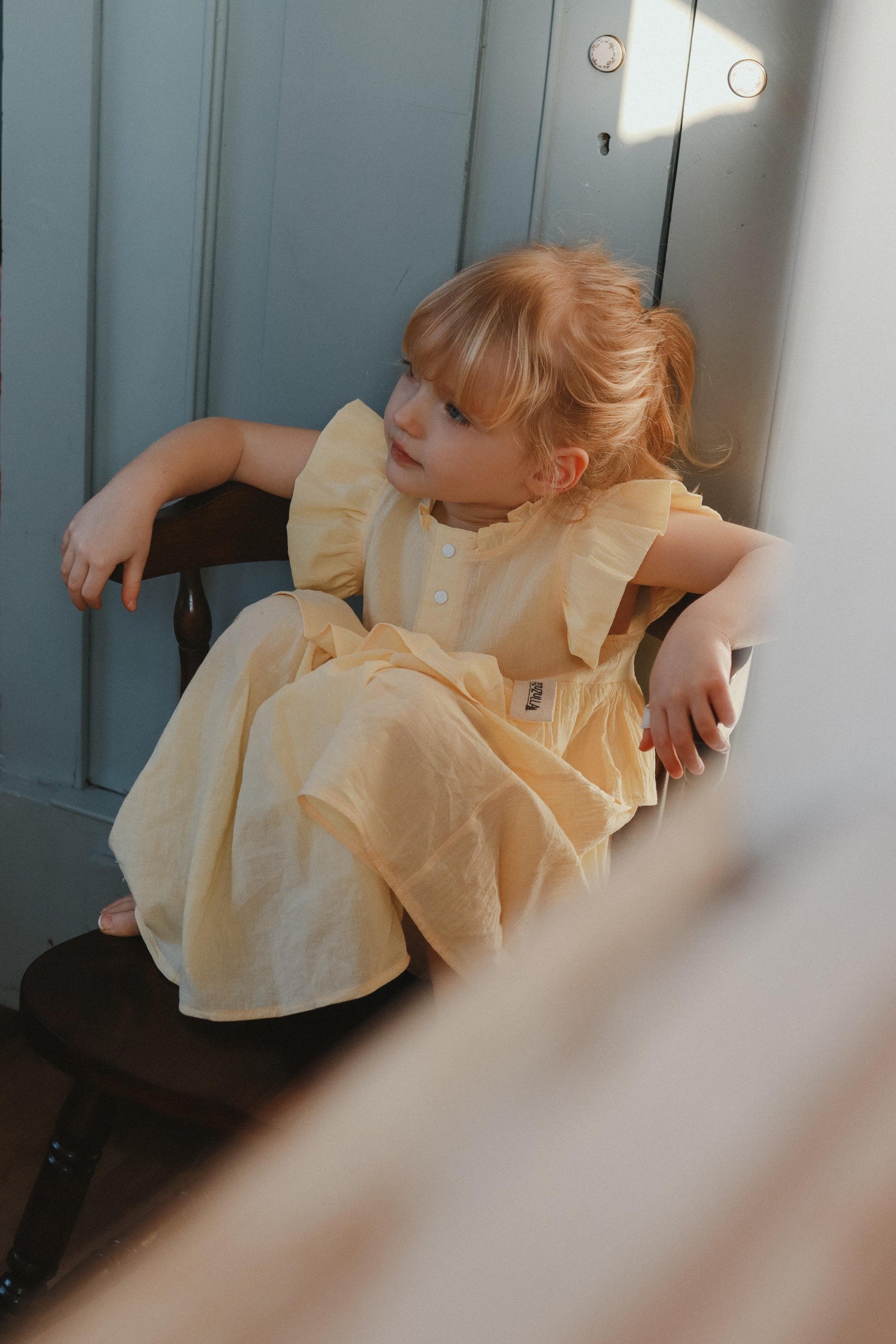 Kinderkleid Sisi – Gelb – Produktbild 1