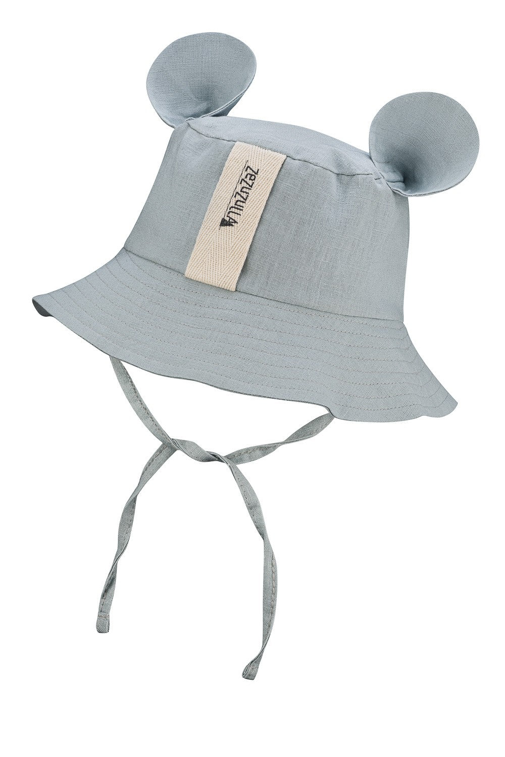 Kinder-Mütze mit Ohren – Grau – Produktbild 1