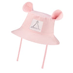 Kinder-Mütze mit Ohren – Rosa – Produktbild 1