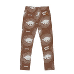 Kinder-Leggings Cinnamon Lions – weiche Baumwoll-Leggings mit Löwenmuster – Produktbild 1