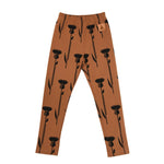 Baumwoll-Kinder-Leggings Thistles – Elastische Stretch-Leggings mit Muster – Produktbild 1