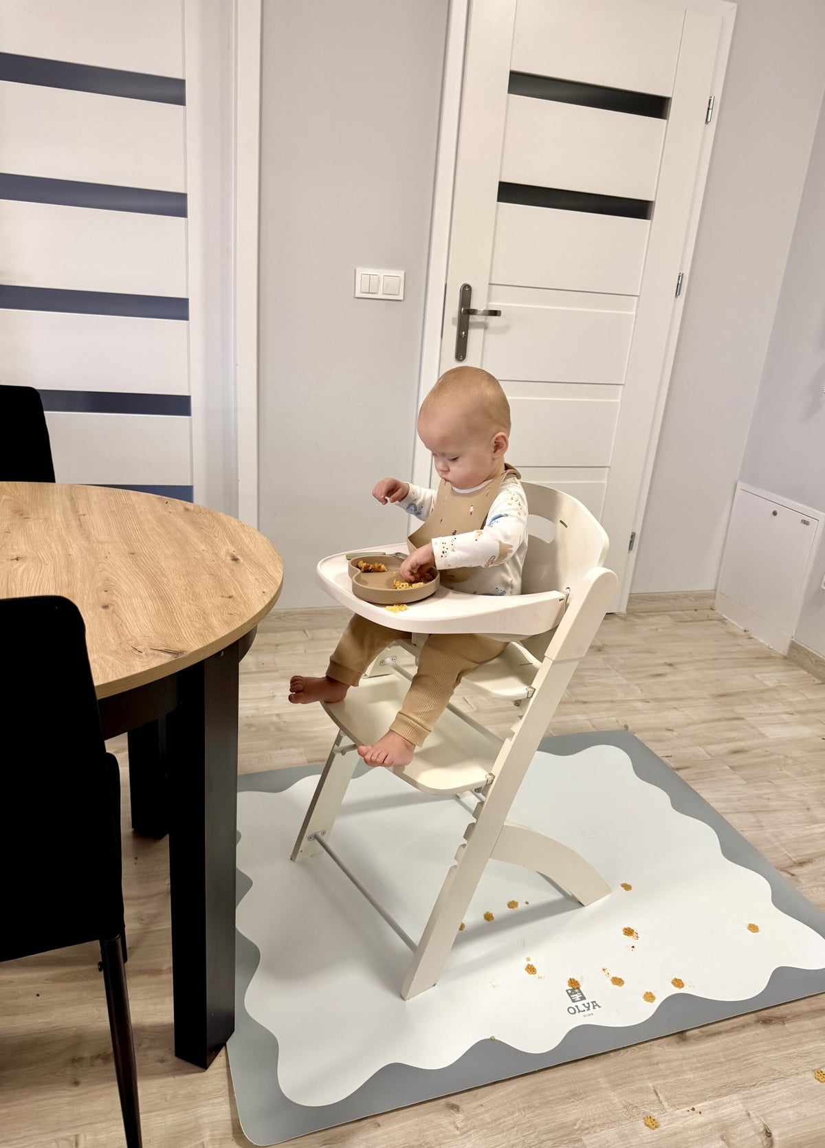 Wasserfeste Essensunterlage für Kinder – Blau Frame – Produktbild 4