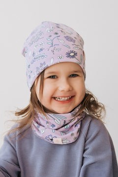 Kinder-Schlauchschal für Herbst und Frühling TOBIAS – Sunny Petals – Produktbild 3