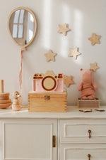 Kinderspiegel Ballon aus Acryl und Holz – Produktbild 1
