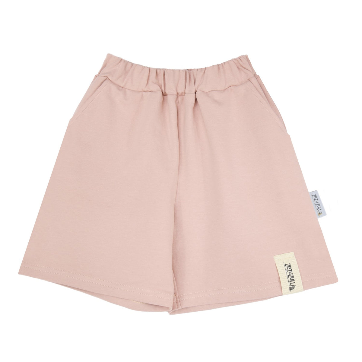 Baumwoll-Kinder-Shorts Rosa – Bequeme Sommerhose in Pastellrosa aus OEKO-TEX Baumwolle