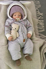 Winter-Jumpsuit mit Teddyfutter für Babys & Kinder – wasserdichter Overall Rabbit