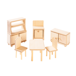 Puppenhaus-Möbel Küche – Natur – Produktbild 1