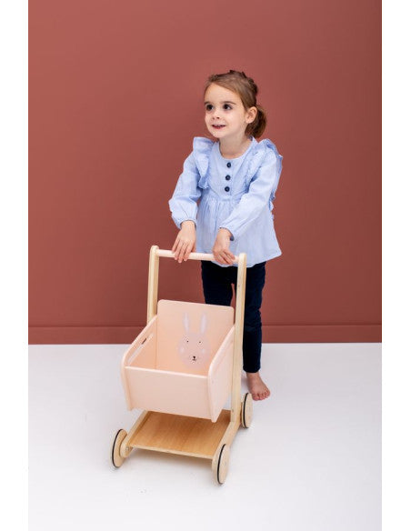 Einkaufswagen aus Holz – Mrs. Rabbit – Produktbild 4
