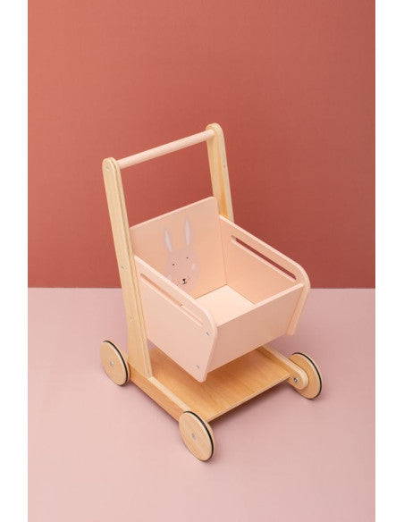 Einkaufswagen aus Holz – Mrs. Rabbit – Produktbild 2