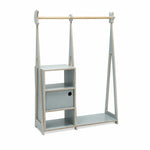 Montessori Wardrobe with Storage – Gray