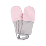 Light Pink Merino Wool Baby Mittens