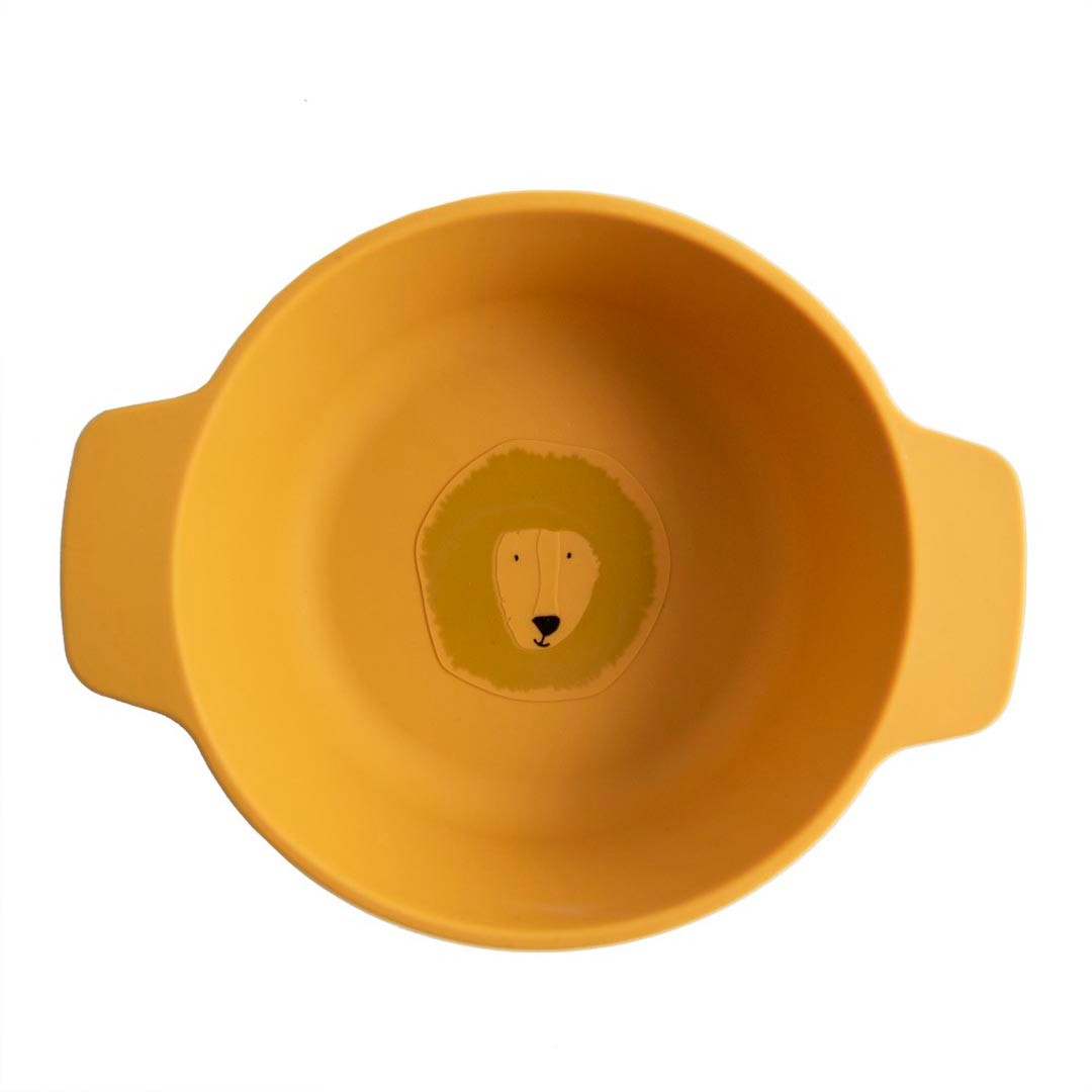 Silikon-Schale Mr. Lion – Baby Schüssel aus lebensmittelechtem Silikon ab 4 Monaten – Produktbild 1