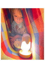 Nachtlicht Weißer Vogel mit Bluetooth-Lautsprecher – LED-Kinderlampe mit Musik – Produktbild 4