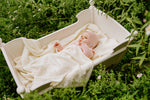 Merino wool baby blanket LOVE