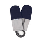 Merino Wool Baby Mittens – Blue