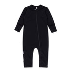 Merino Wool Baby Overall – Black