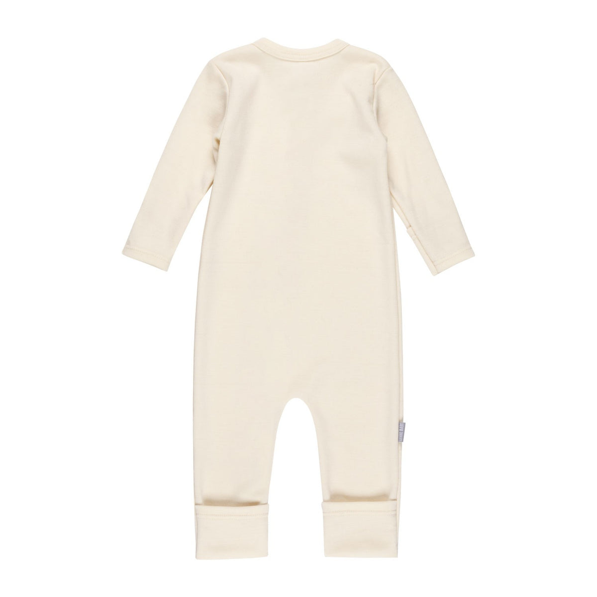 Merino Wool Baby Overall – White