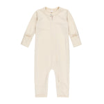 Merino Wool Baby Overall – White
