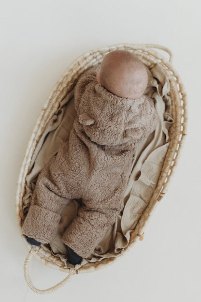 Merino Wool Lined Baby Overall TEDDY