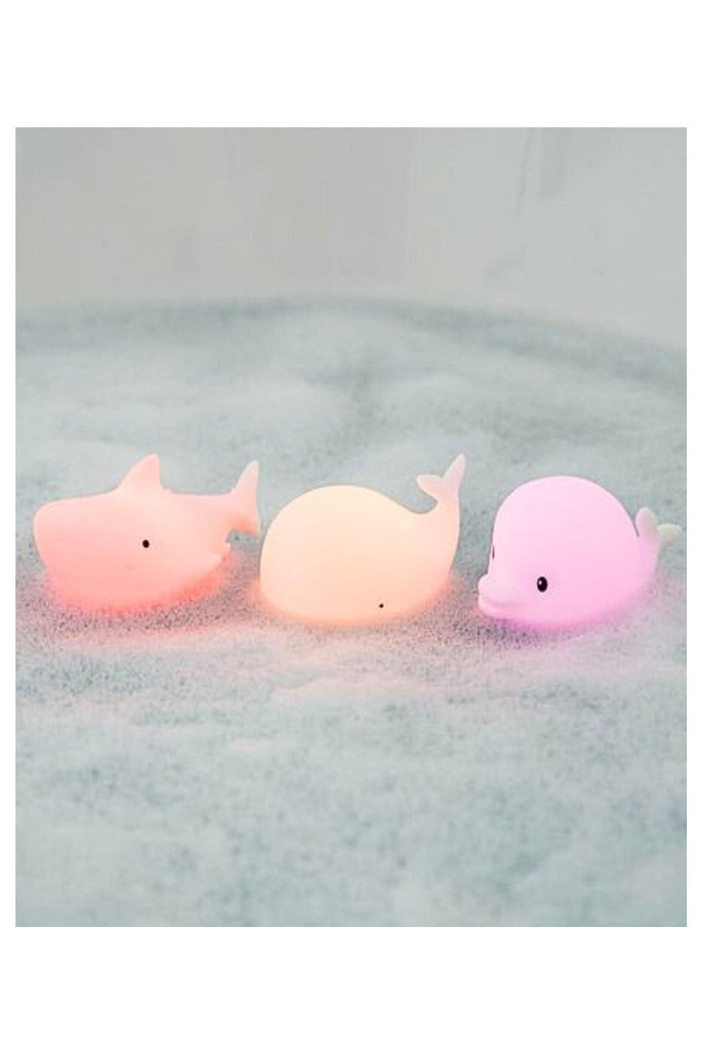 Wasserdichtes 3er-Set Mini-Silikonlampen – Meerestiere – Produktbild 3