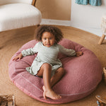 Bouclé Kids Floor Cushion – Rose, 100 cm