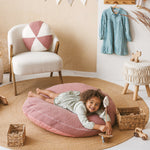 Bouclé Kids Floor Cushion – Rose, 100 cm