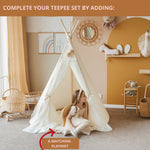 Fairy Kids Play Tent with Tulle – Ecru