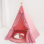Fairy Kids Play Tent with Tulle – Rose
