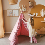 Fairy Kids Play Tent with Tulle – Rose
