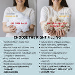 Long Maternity Body Pillow with Organic Cotton Cover – Grey Floral, 145 cm