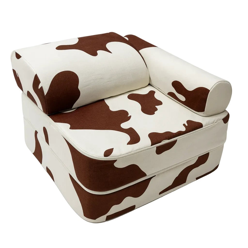 Modularer Kindersessel Kuhmuster – 3-teiliges Spielsofa & Sessel für Kinder – Produktbild 3