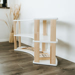 One Little Pine Montessori Eckregal Arch 3 Ebenen – geschwungenes Kinderregal aus FSC-Birke – Produktbild 4