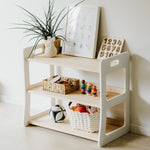 Montessori Regal für Kinder Maxi aus Birkenholz – offenes Spielzeugregal fürs Kinderzimmer – Produktbild 1