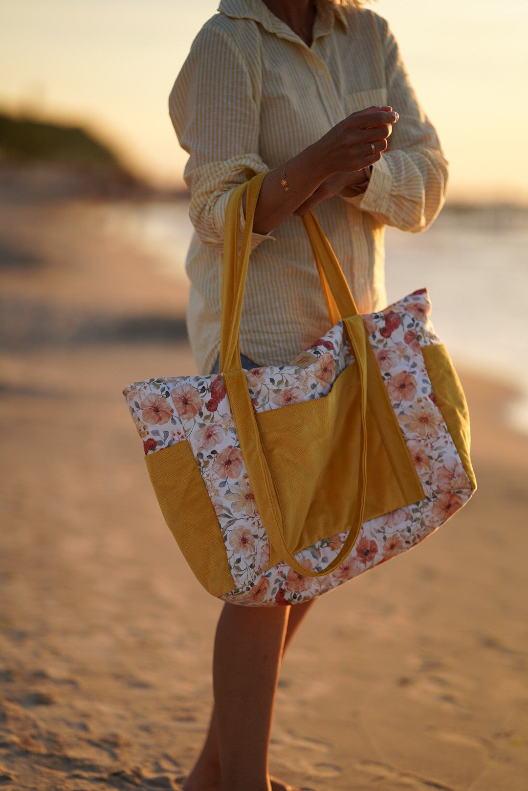Mom- und Weekender-Tasche – Flower Power – Produktbild 4