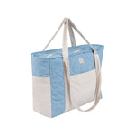 Wickel-Weekender Jeans – große Wickeltasche & Weekender mit Innenfächern