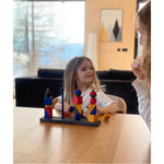 Montessori-Stapelspielzeug Modern X aus Holz – Produktbild 3
