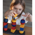 Montessori-Stapelspielzeug Modern Y aus Holz – Produktbild 4