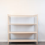 Montessori Regalsystem „Large“ (4 Ebenen) – Modulares Massivholzregal & Kinderregal aus FSC-Birke mit Stecksystem – Produktbild 3