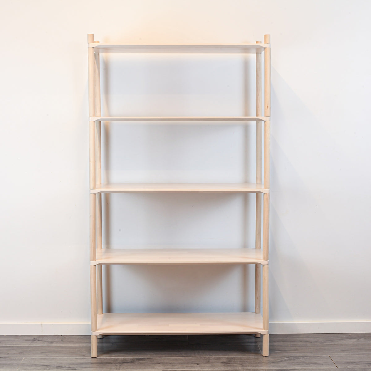 Montessori Regalsystem „Medium“ (5 Ebenen) – Modulare Massivholz Bibliothek & Kinderregal aus FSC-Birke – Produktbild 1