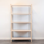 Montessori Regalsystem „Medium“ (5 Ebenen) – Modulare Massivholz Bibliothek & Kinderregal aus FSC-Birke – Produktbild 1