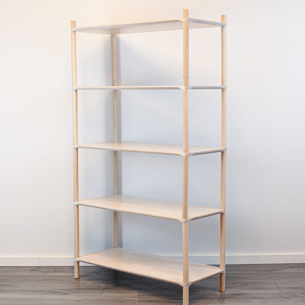 Montessori Regalsystem „Medium“ (5 Ebenen) – Modulare Massivholz Bibliothek & Kinderregal aus FSC-Birke – Produktbild 2