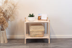 Montessori Regalsystem „Small“ (2 Ebenen) – Kompaktes Massivholzregal & Kinderregal aus FSC-Birke mit Stecksystem – Produktbild 1