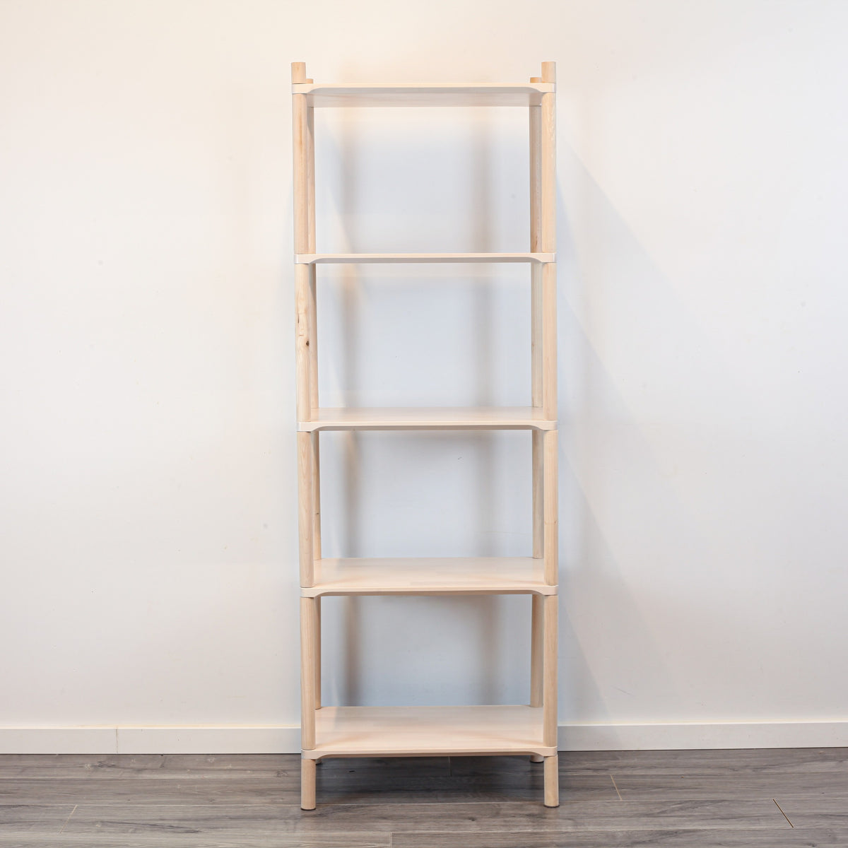 Montessori Regalsystem Small 5 Ebenen – schlankes Kinderregal aus FSC-Birke – Produktbild 2