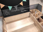 Luula Multisensorischer Kreativtisch 90 cm – höhenverstellbare 5-in-1 Montessori Spielstation – Produktbild 4