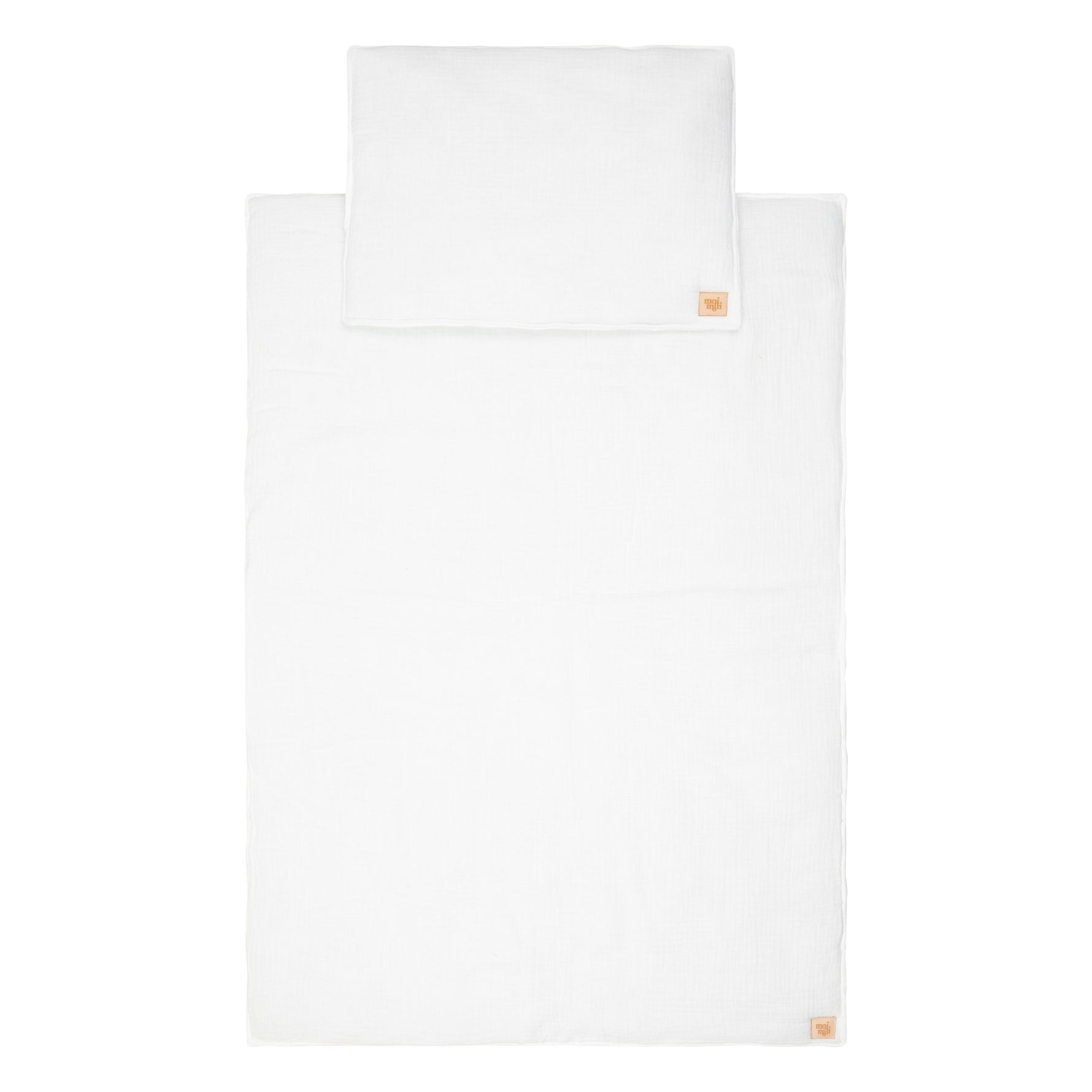 Musselin Babydecken-Set Creme – Babydecke & Kissen aus Baumwolle