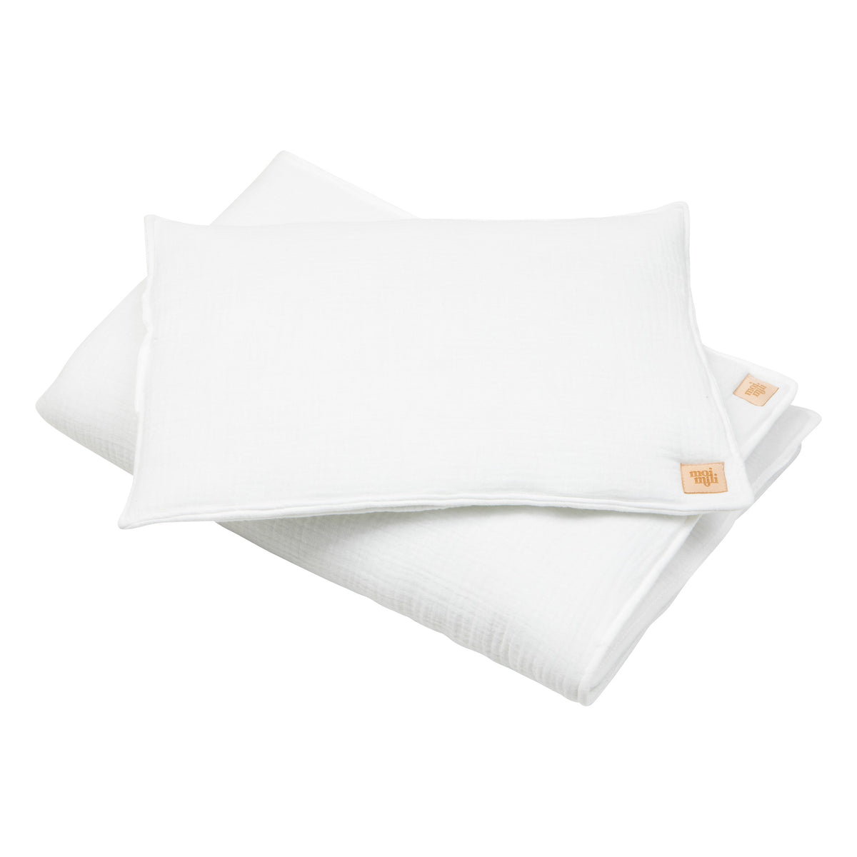 Musselin Babydecken-Set Creme – Babydecke & Kissen aus Baumwolle